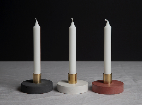 CANDLE HOLDER “GROUND” / SET OF 3