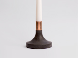 CANDLE HOLDER “TRUMPET” / BLACK
